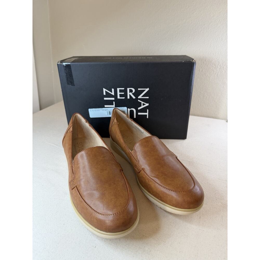 Womans Soul by Naturalizer Slip-On Loafer Medium Width Size 12 Brown NIB